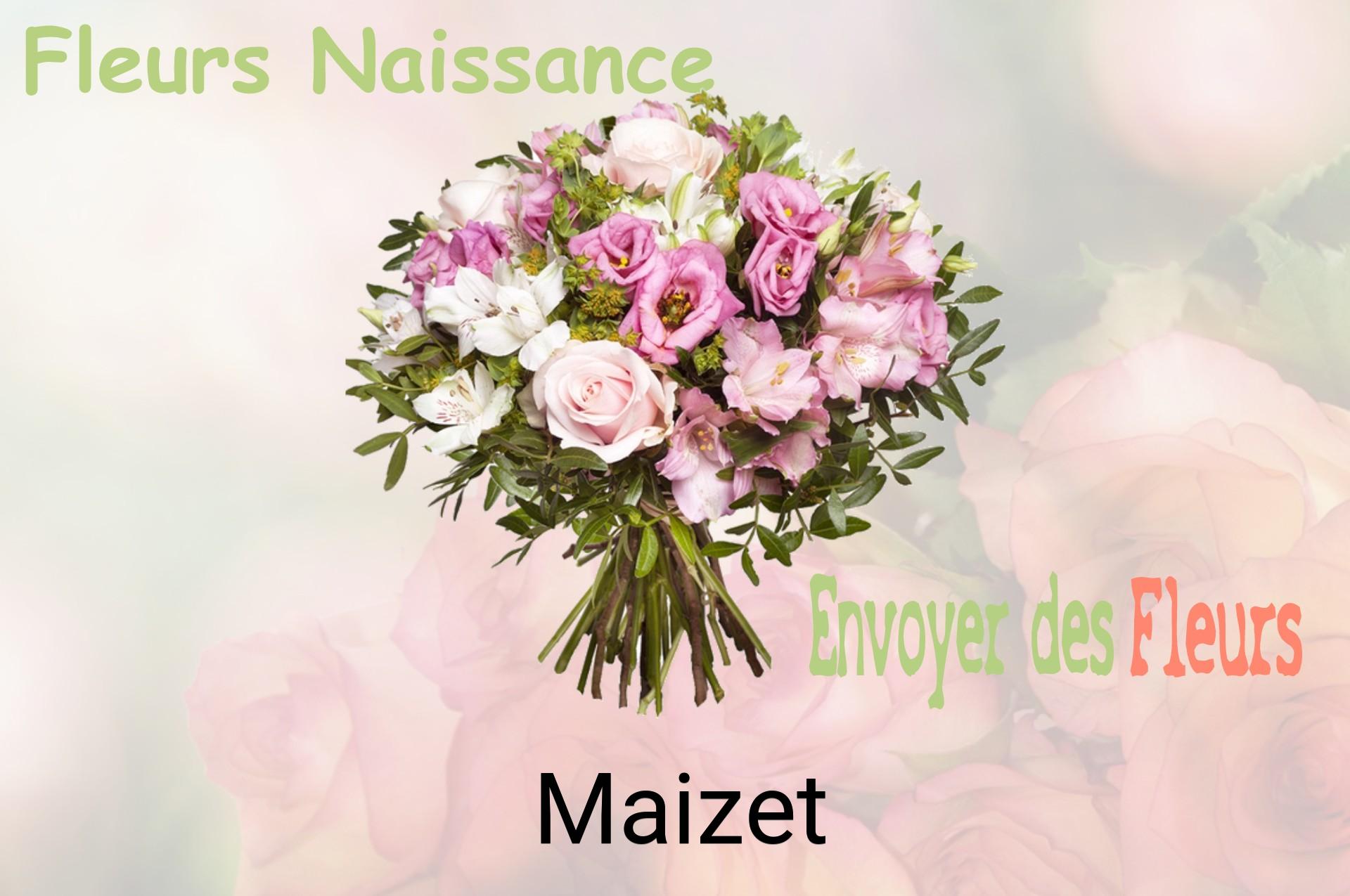 Bouquet de fleurs de naissance livré à Maizet